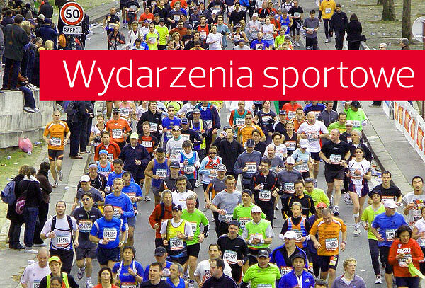 live! Maratony, mecze piłki nożnej.